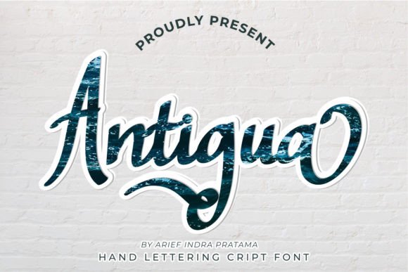 Antigua: A Stylish Script Font for Digital Branding