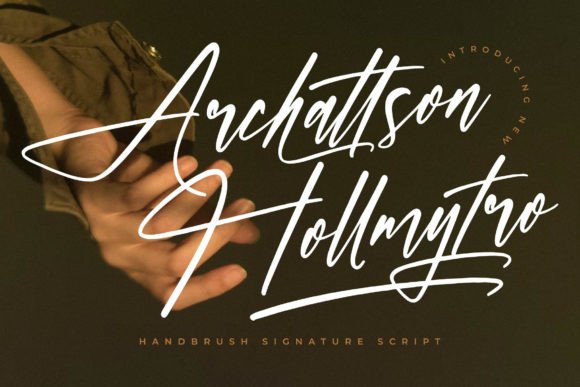 Archattson Hollmytro: A Thoughtful Script Typeface for Quiet Confidence