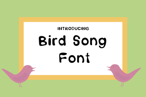 Bird Song: A Handwritten Font That Feels Like a Thoughtful Pause