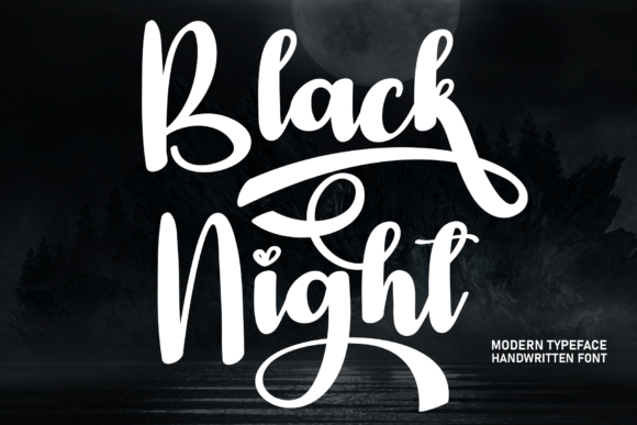 Black Night: A Handwritten Font That Anchors Editorial Warmth