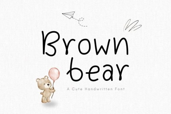 Brown Bear Font: Playful Handwritten Sans for Scroll-Stopping Brand Content