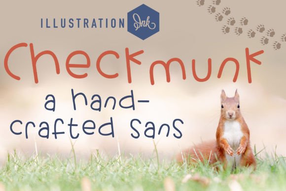 Checkmunk: A Whimsical Hand-Crafted Sans Serif for Makers