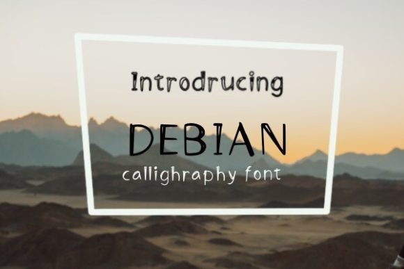 Debian: A Script Font with Quiet Confidence