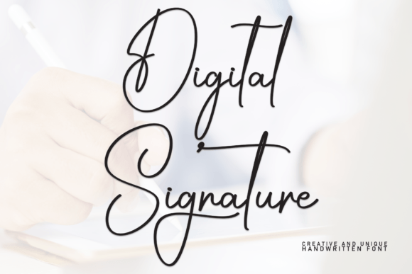 Digital Signature Font: The Polished Handwritten Touch Your Brand Needs