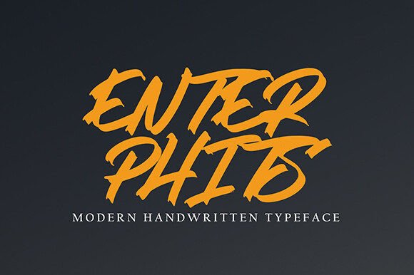 Enter Phits: A Handwritten Typeface That Breathes Life Into Editorial Moments