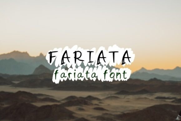 Fariata: A Playful Hand-Drawn Font for Warm, Human Branding