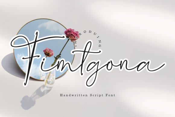 Fimtgona: A Warm, 80s-Inspired Handwritten Font That Feels Like a Signature