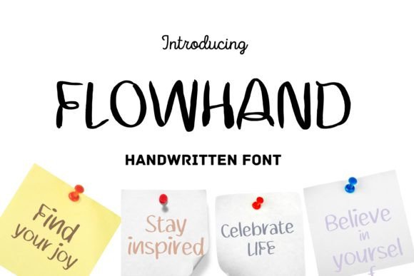 Flowhand: A Natural Handwritten Font for Trusted Branding