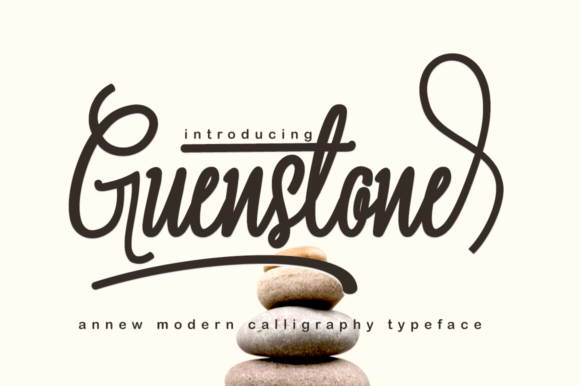 Guenstone: A Refined Script Font for Digital Branding