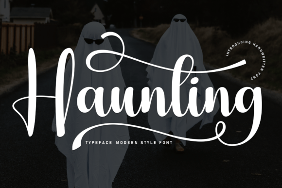 Haunting: A Friendly Handwritten Font for Real Small Businesses