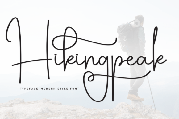 Hikingpeak: A Handwritten Font That Makes Your Brand Feel Human