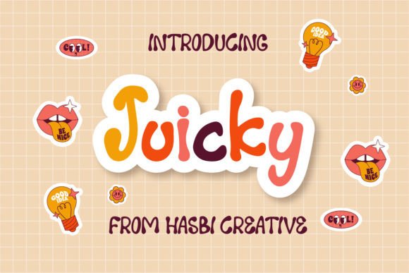 Juicky Retro Font: Playful Clarity for Campaign Headlines