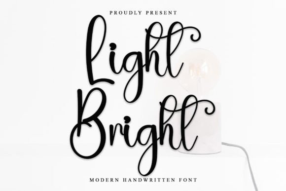 Light Bright: A Handwritten Font That Elevates Digital Branding
