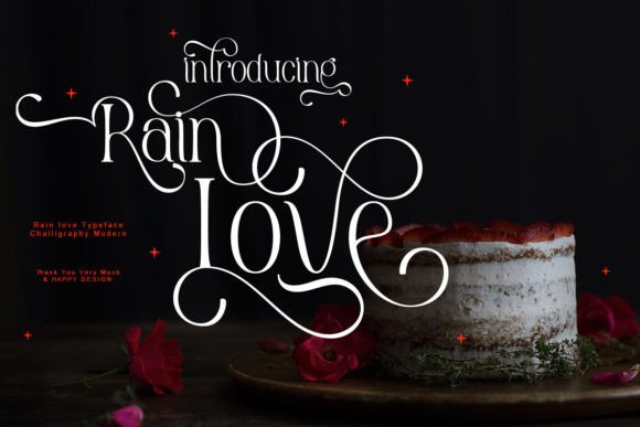 Rain Love: A Modern Script Font for Thoughtful Editorial Design