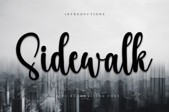 Sidewalk: A Thoughtful Script Font for Editorial Design