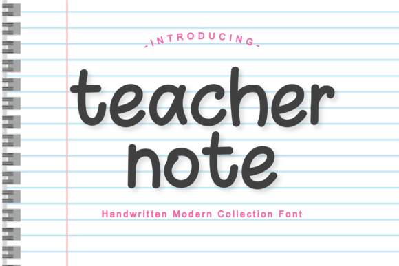 Teacher Note: A Sweet Handwritten Font for Makers