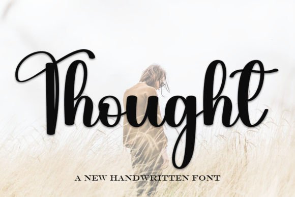 Thought: A Handwritten Font That Feels Like a Quiet Conversation