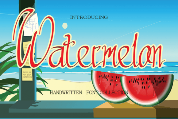 Watermeon: A Bright, Juicy Display Font for Summer-Ready Branding