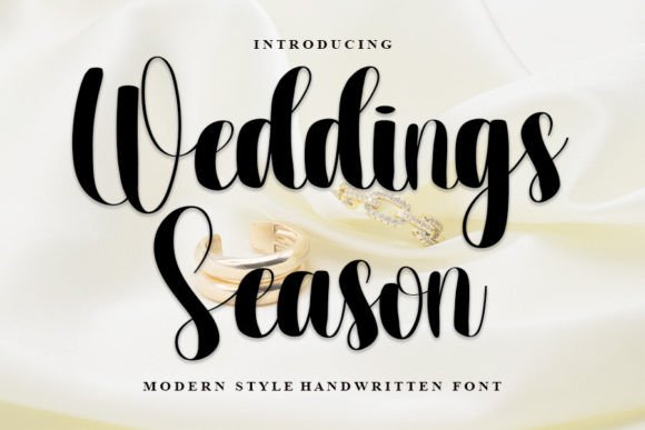 Weddings Season: A Handwritten Font That Elevates Digital Branding